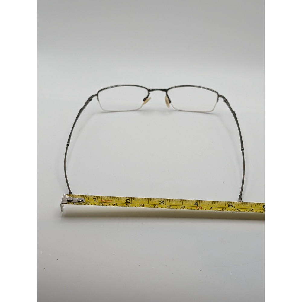 Oakley Jackknife 4.0 Semi Rimless Eyeglass Frames Metal Rectangular Pewter - Picture 14 of 16